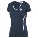 Sergio Tacchini Eva T-Shirt Navy/White