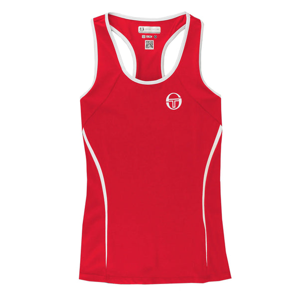 Sergio Tacchini Eva Tank Top Rød/Hvit