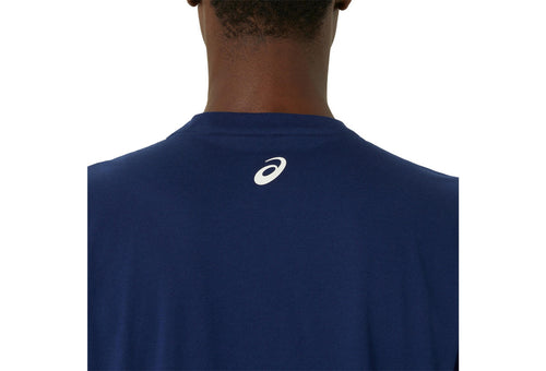 Asics Logo SS Tee Blå