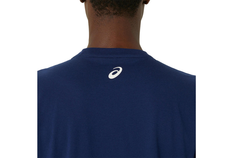 Asics Logo SS Tee blue