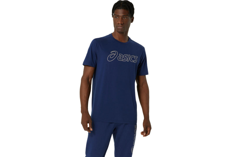 Asics Logo SS Tee blue