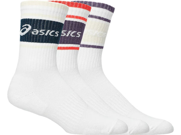 ASICS LOGO CREW SOCK 3 PACK