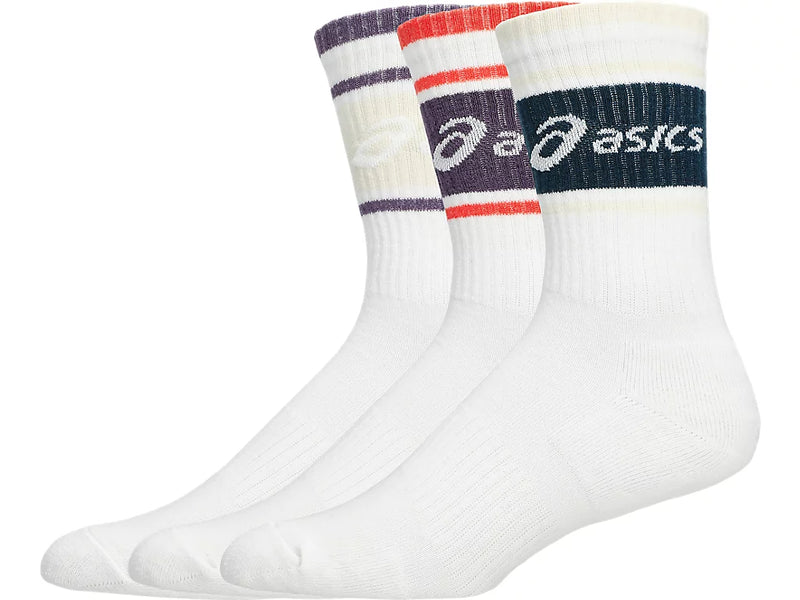 ASICS LOGO CREW SOCK 3 PACK