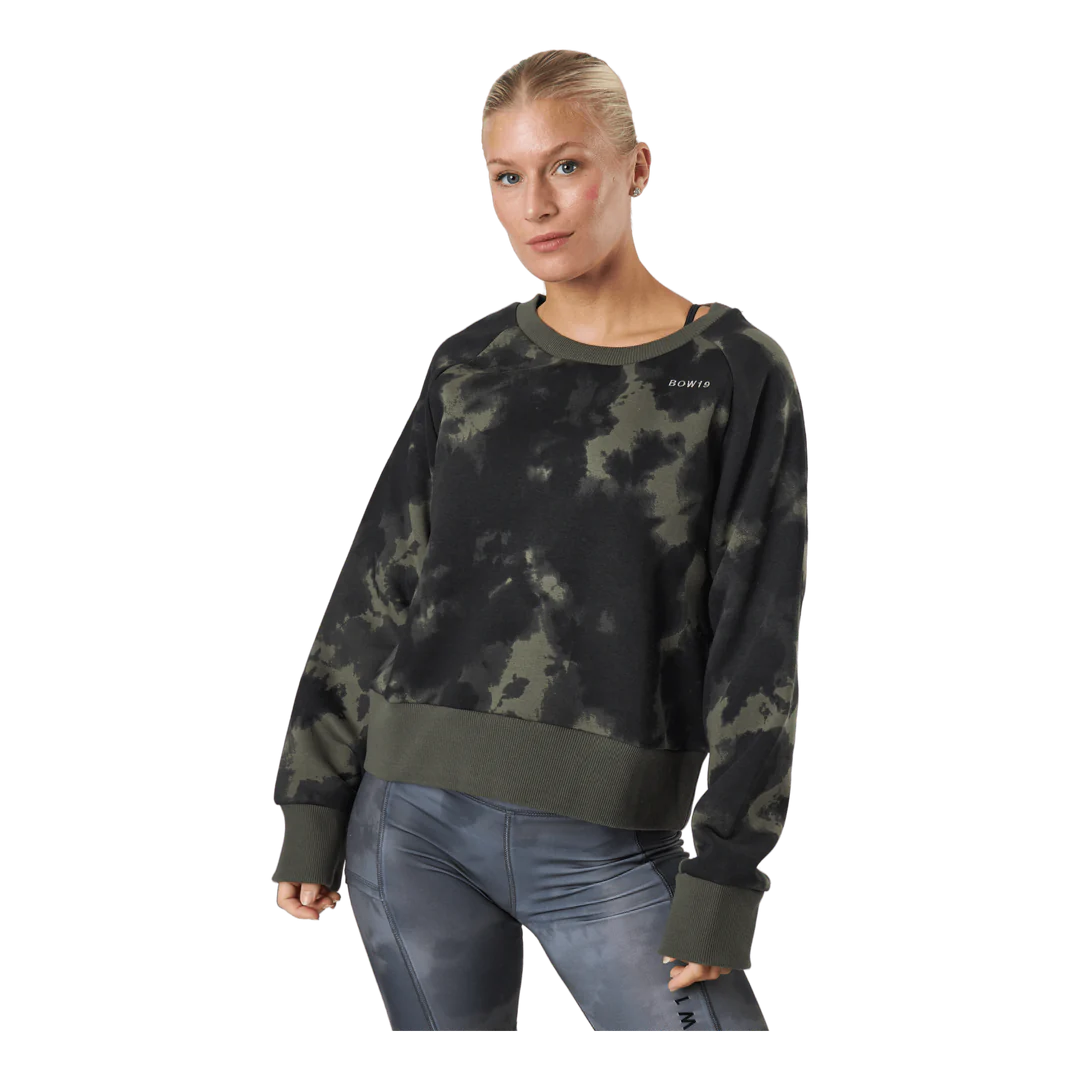 BOW 19 Clara Crewneck Cinder Tie dye