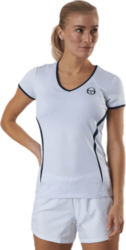 Sergio Tacchini Eva T-Shirt White/Navy