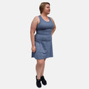 Shedid Grå Denim Sport-BH