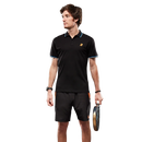 Royal Padel Piké Schwarz/Blau